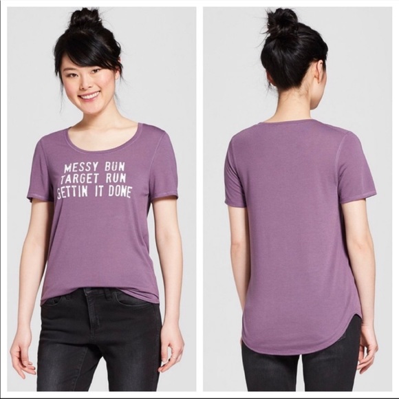 Grayson Threads Tops - Messy Bun, Target Run Tee Large